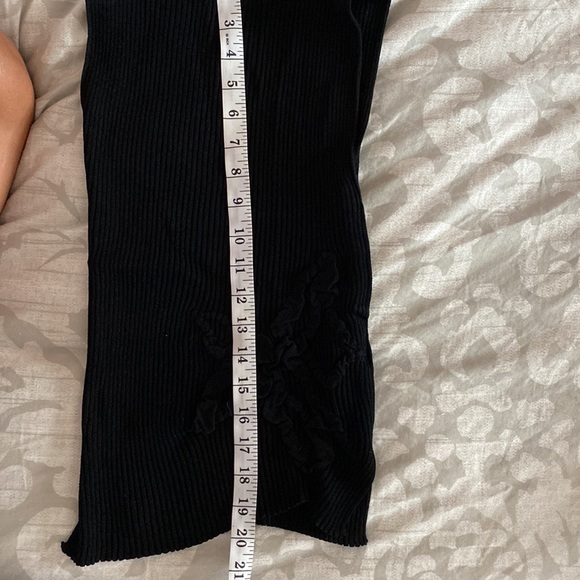 She’s So Made in Italy designer black fitting/stretchy tank|haute couture - Picture 7 of 13